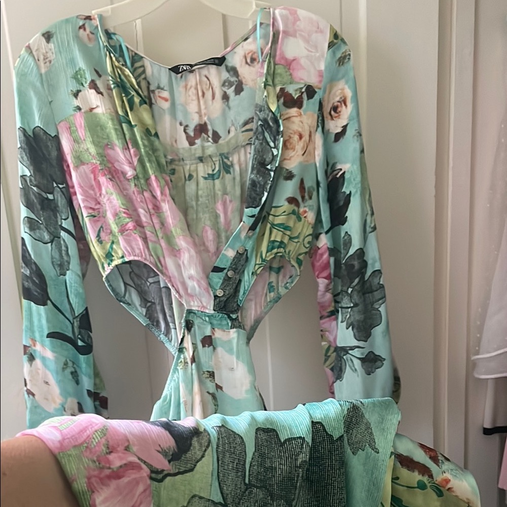 Floral Long Sleeve Dress